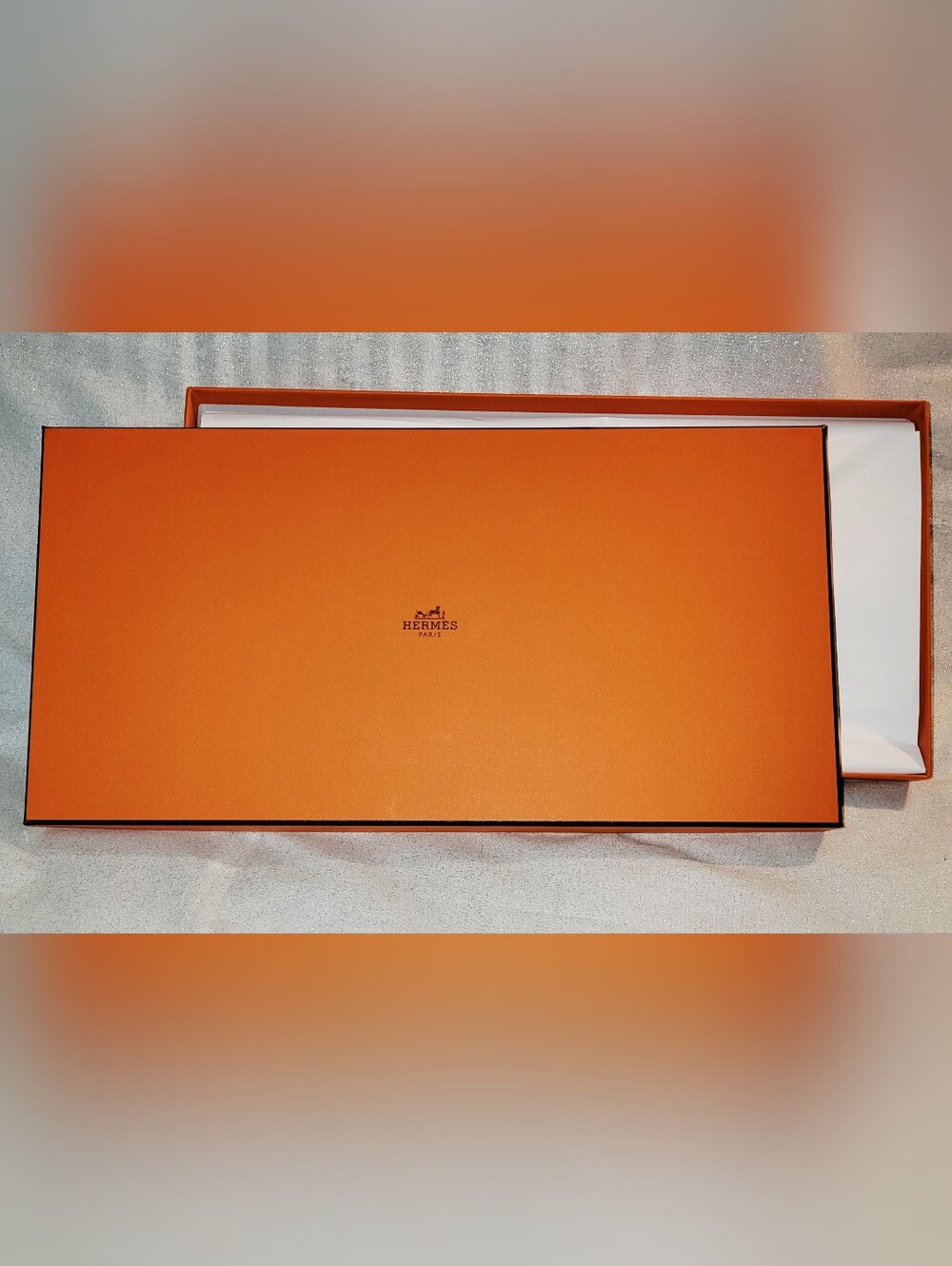 Hermes Box For 140cm Cashmere/Silk Shawl